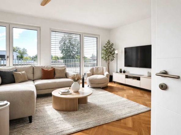 Dachgeschoss Townhause in schwabmünchen visualisiert