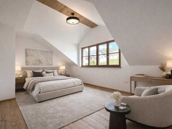 Landhausvilla Gästezimmer -visualisiert