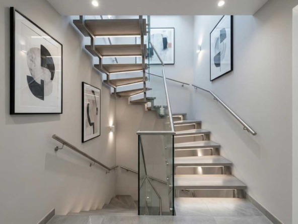 Visualisierung Einfamilienhaus Kaufering Treppe