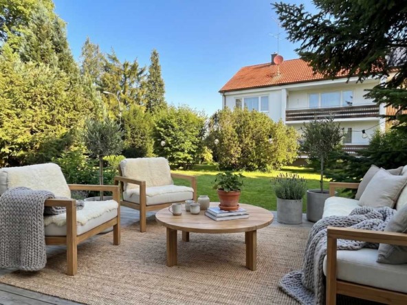 sommer im garten in geltendorf