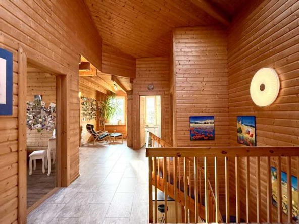 Unternehmeranwesen in Kaltenberg Diele im Obergeschoss