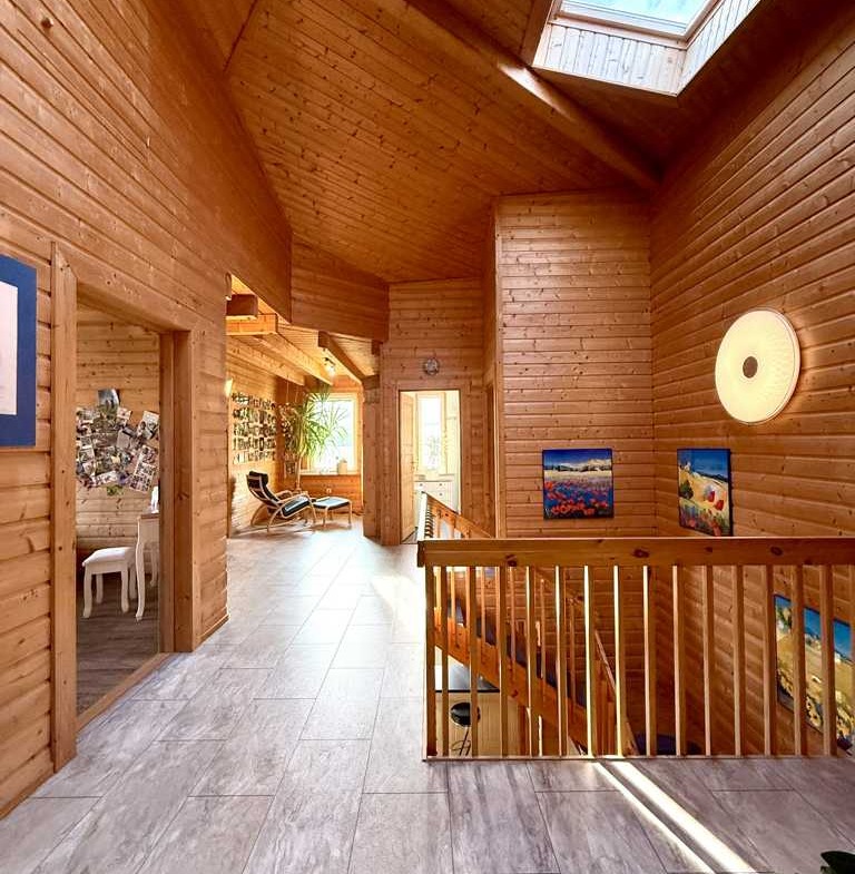 Unternehmeranwesen in Kaltenberg Diele im Obergeschoss