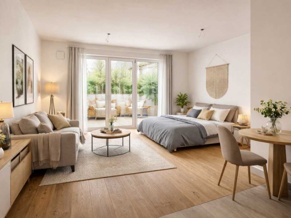 Wohnzimmer Dießen visualsiert