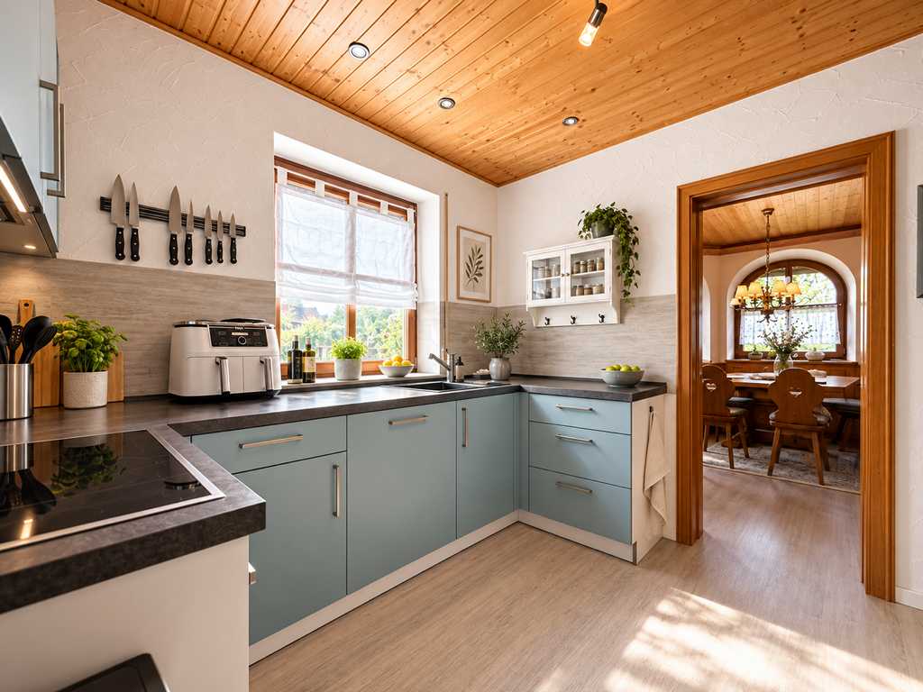 Immobiliensuche Stadthau Puchheim Kueche EG