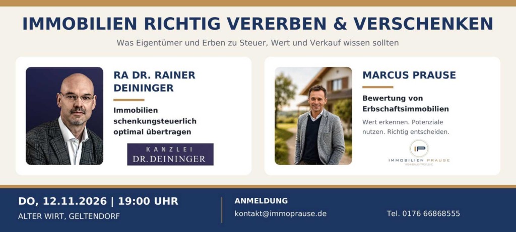 immobilien richtig vererben und verschenken