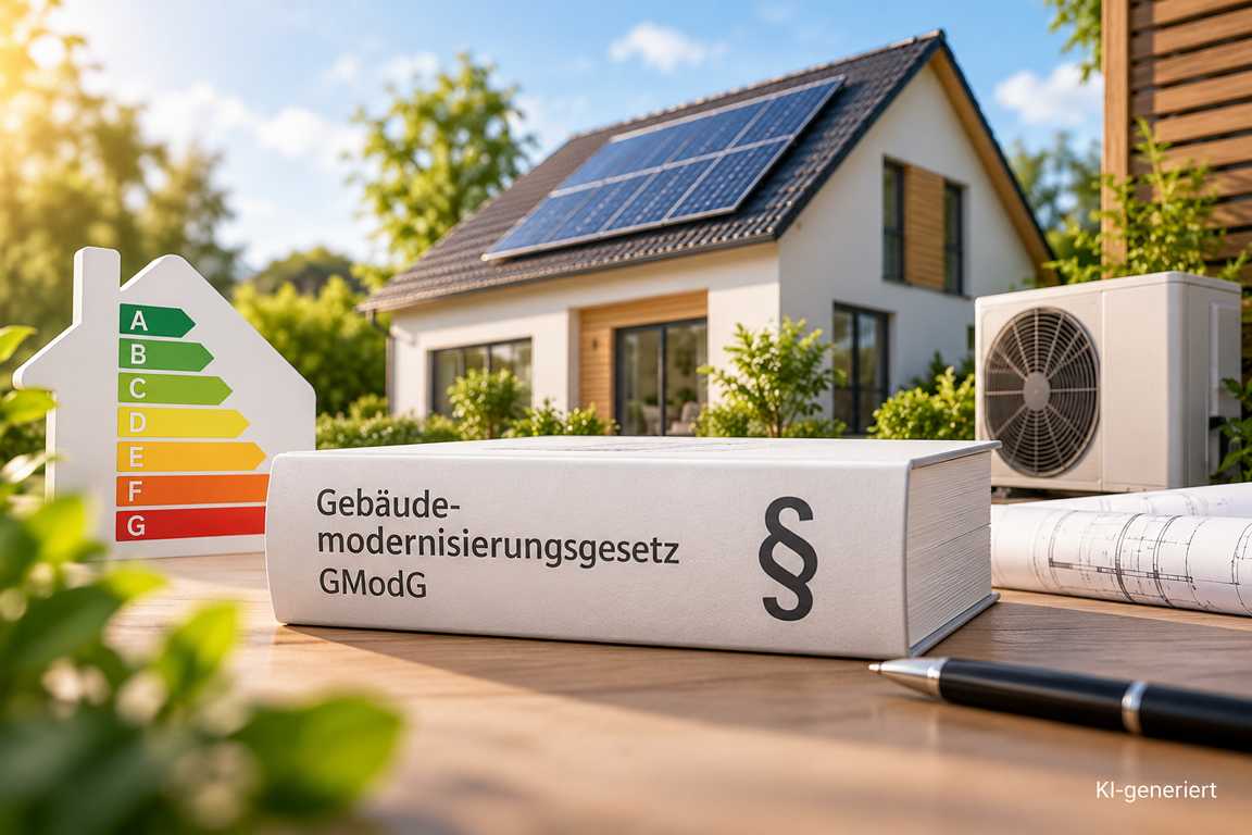 Gebäudemodernisierung mit Solarenergie und Gesetz